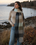 Coastal Knit Fringe Scarf