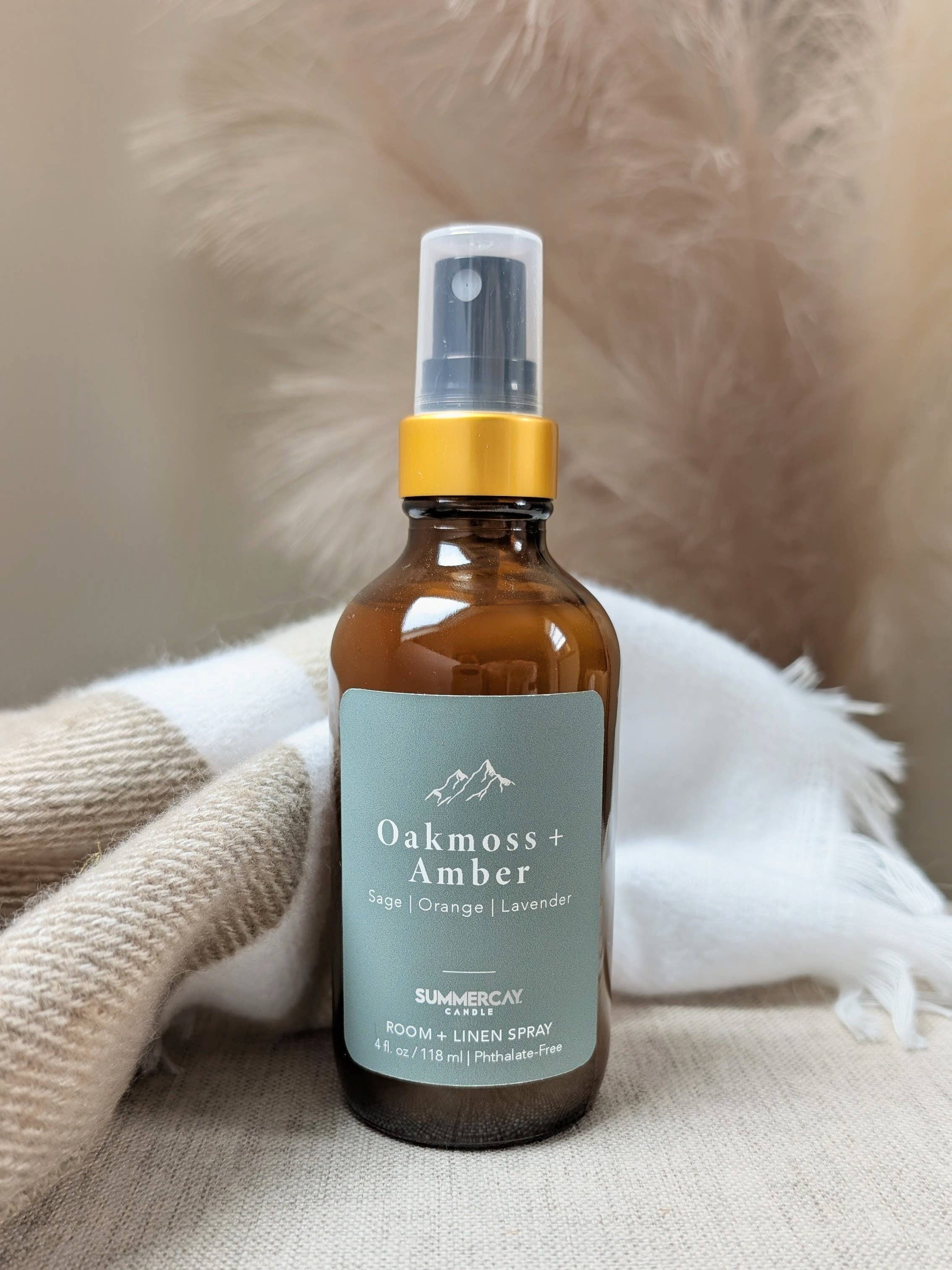 Room + Linen Spray - Oakmoss + Amber